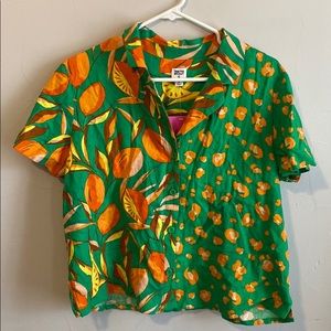 Tabitha Brown Tropical Button Up